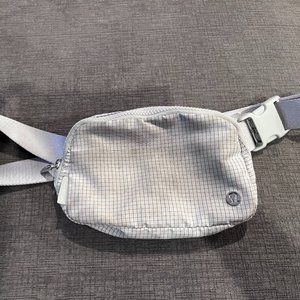 Grey Checkered Lululemon Everywhere Belt Bag USED